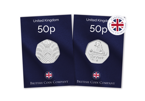 Mega Brilliant Uncirculated 50p Collection 134 coins 1982 to 2022