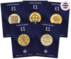 One Pound Brilliant Uncirculated Coin Collection - 51 Coins