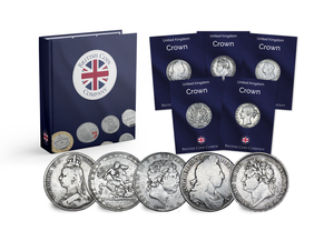 Crown Type Collection Charles II to Queen Elizabeth II - 19 Coins