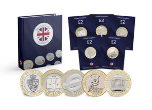 Commemorative £2 Circulated Coin Collection 1986 to 2016 - 44 Coins