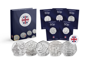 Mega Brilliant Uncirculated 50p Collection 134 coins 1982 to 2022