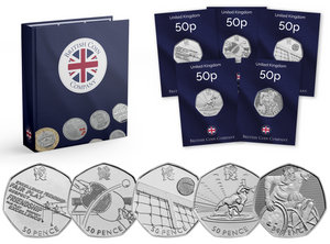 Olympic 50p Coin Collection 29 Coins - Circulated