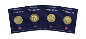 Complete Brass Three Pence Collection 1937 TO 1970