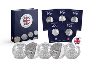 Twenty Pence Proof Coin Collection 42 Coins - 1982 to 2022