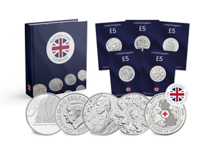 Ultimate £5 Brilliant Uncirculated coin Collection 1990 to 2022 - 115 coins